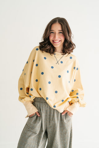 Elise Dotted Relaxed Fit Blouse