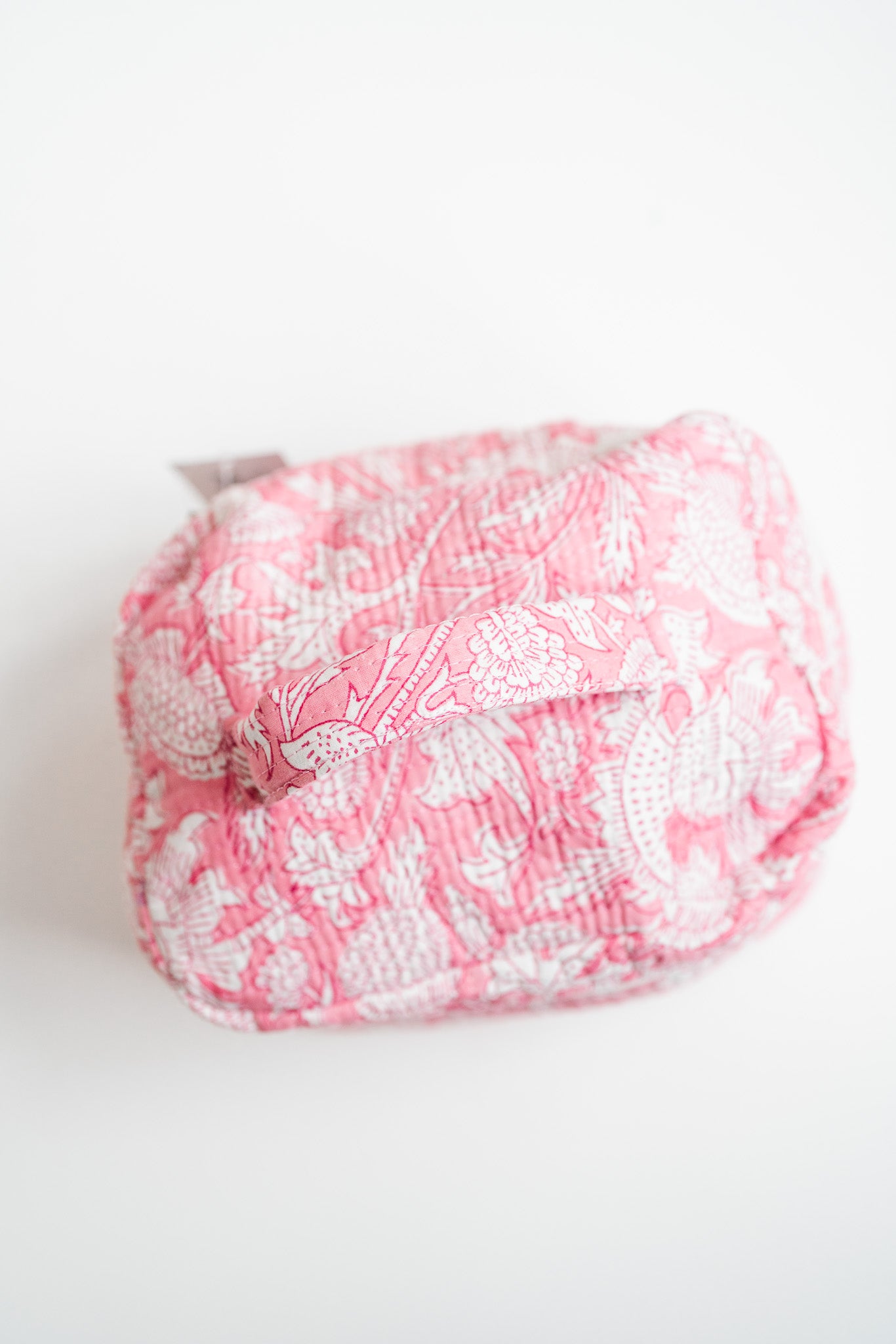 Roma Patchwork Make Up Bag - Pink