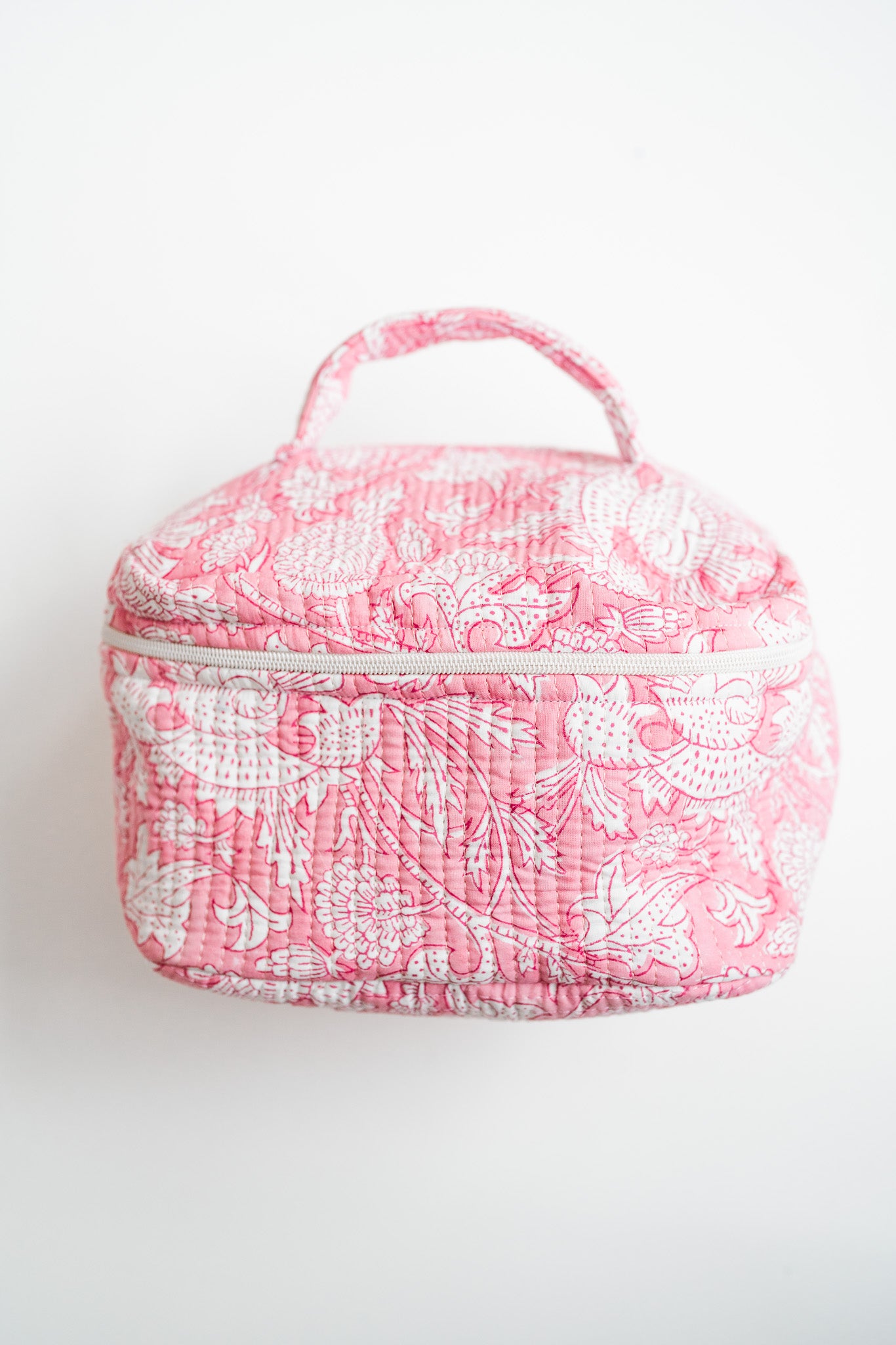 Roma Patchwork Make Up Bag - Pink