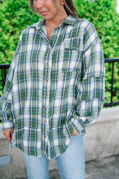 Evergreen Trails Flannel Top