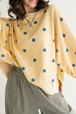 Elise Dotted Relaxed Fit Blouse