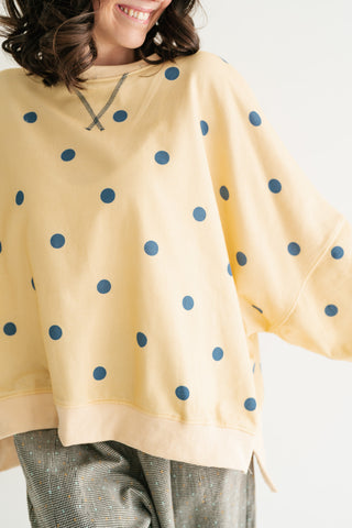 Elise Dotted Relaxed Fit Blouse