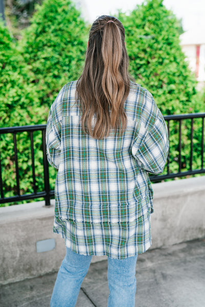 Evergreen Trails Flannel Top