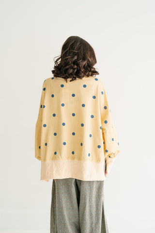 Elise Dotted Relaxed Fit Blouse