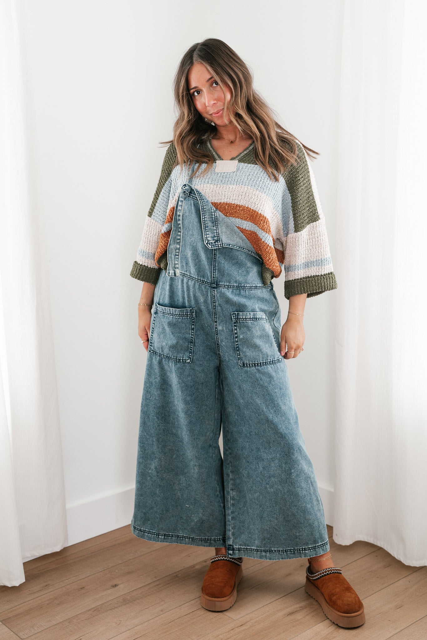 Perfect For You Denim Jumpsuit