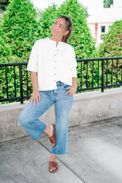Morning Mist Knit Cardi Top