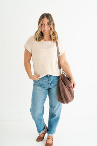 My First Pick Knit Top - Oatmeal