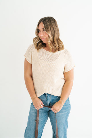 My First Pick Knit Top - Oatmeal