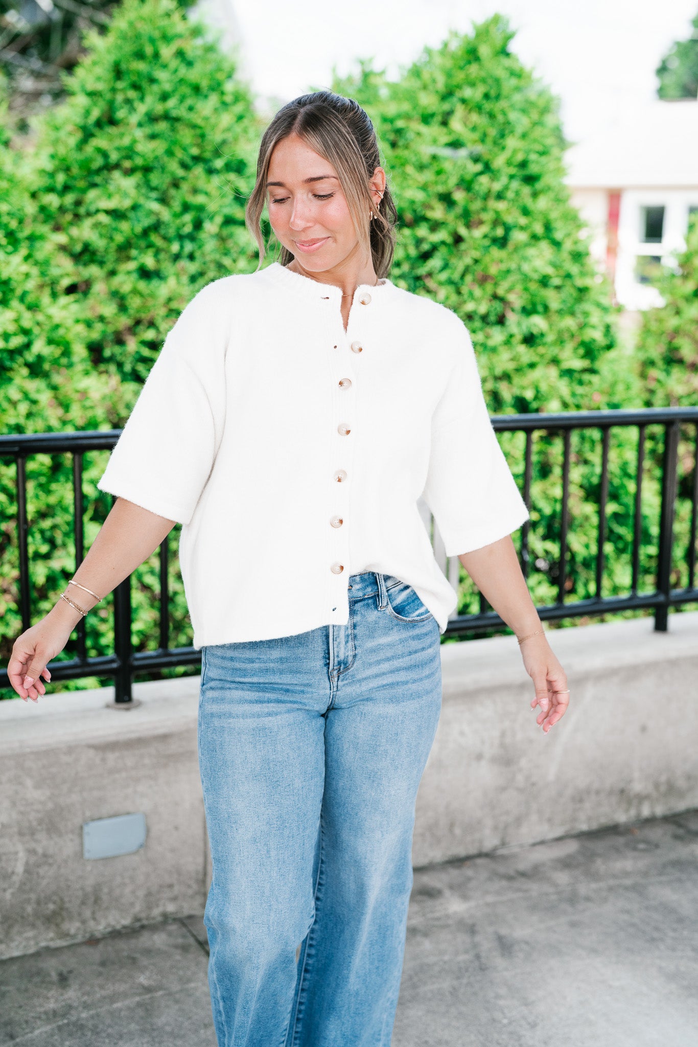 Morning Mist Knit Cardi Top