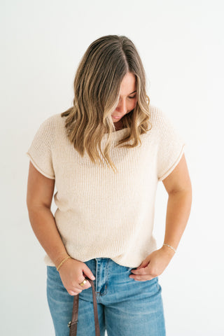My First Pick Knit Top - Oatmeal
