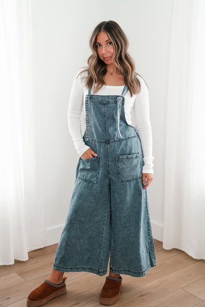 Perfect For You Denim Jumpsuit