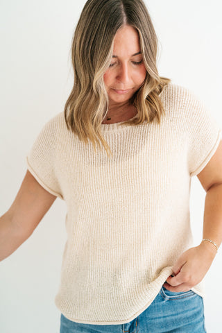 My First Pick Knit Top - Oatmeal