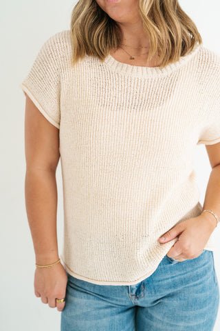 My First Pick Knit Top - Oatmeal