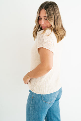 My First Pick Knit Top - Oatmeal