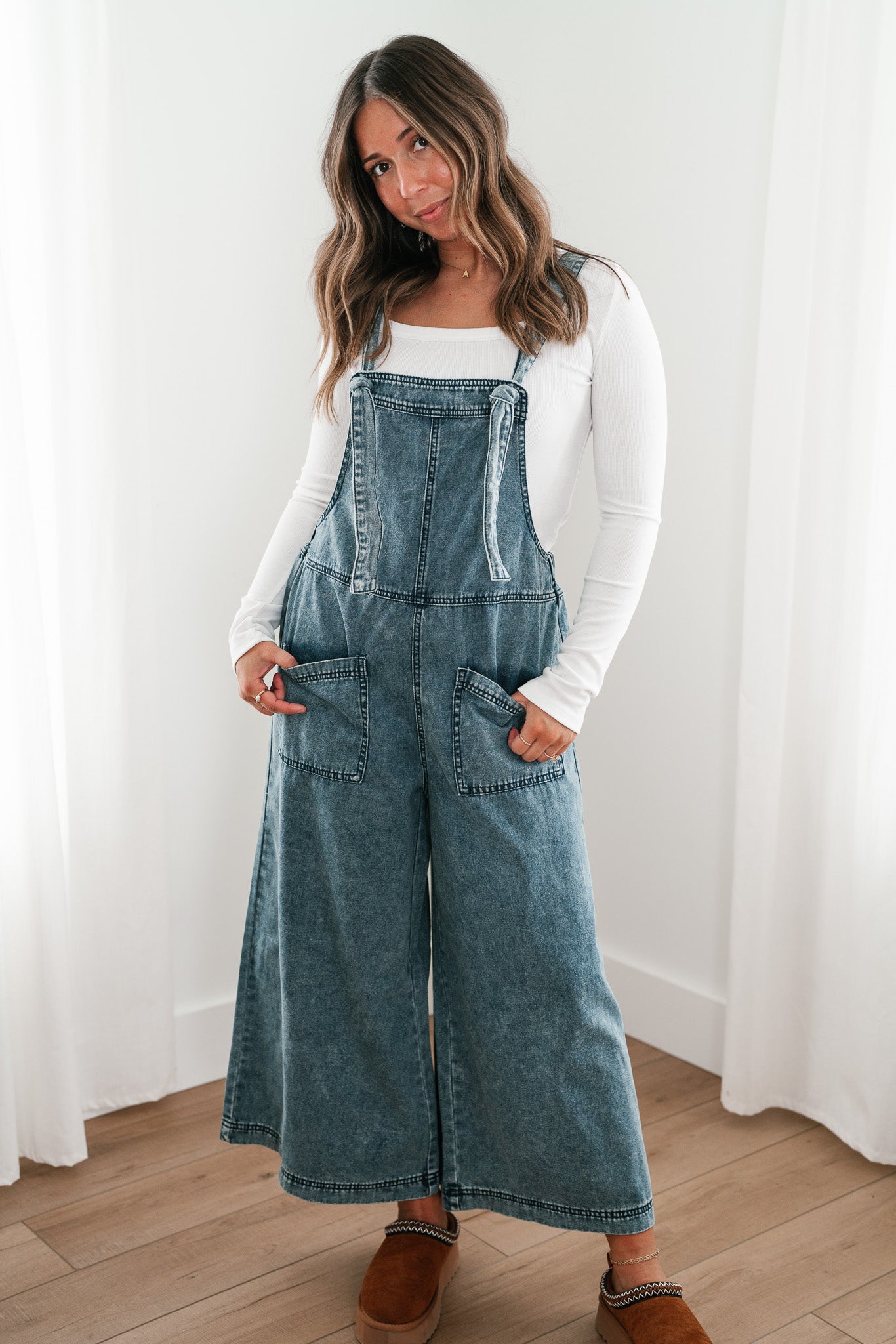 Perfect For You Denim Jumpsuit