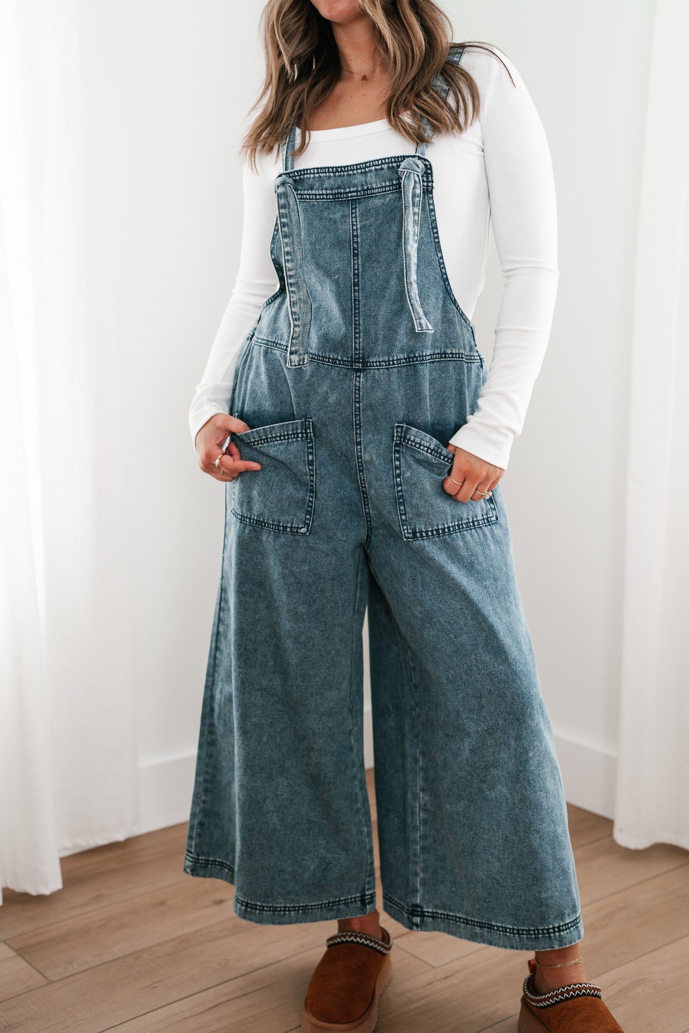 Perfect For You Denim Jumpsuit