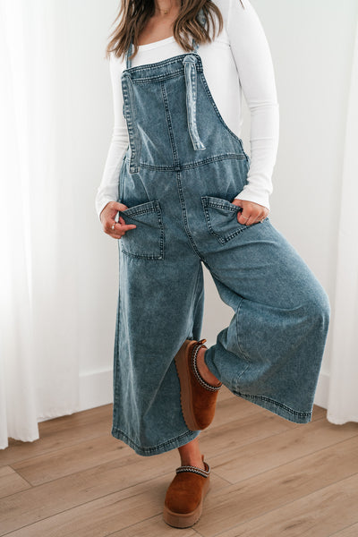 Perfect For You Denim Jumpsuit