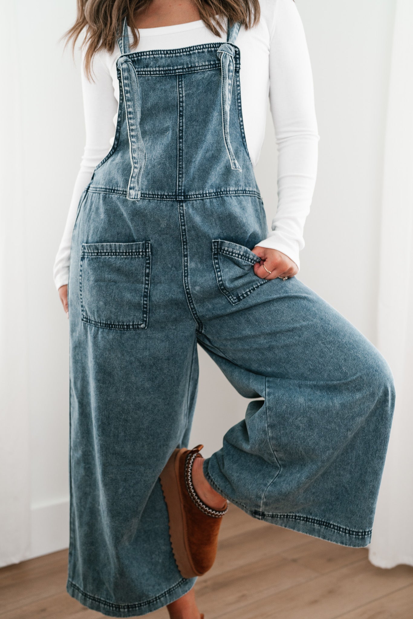 Perfect For You Denim Jumpsuit