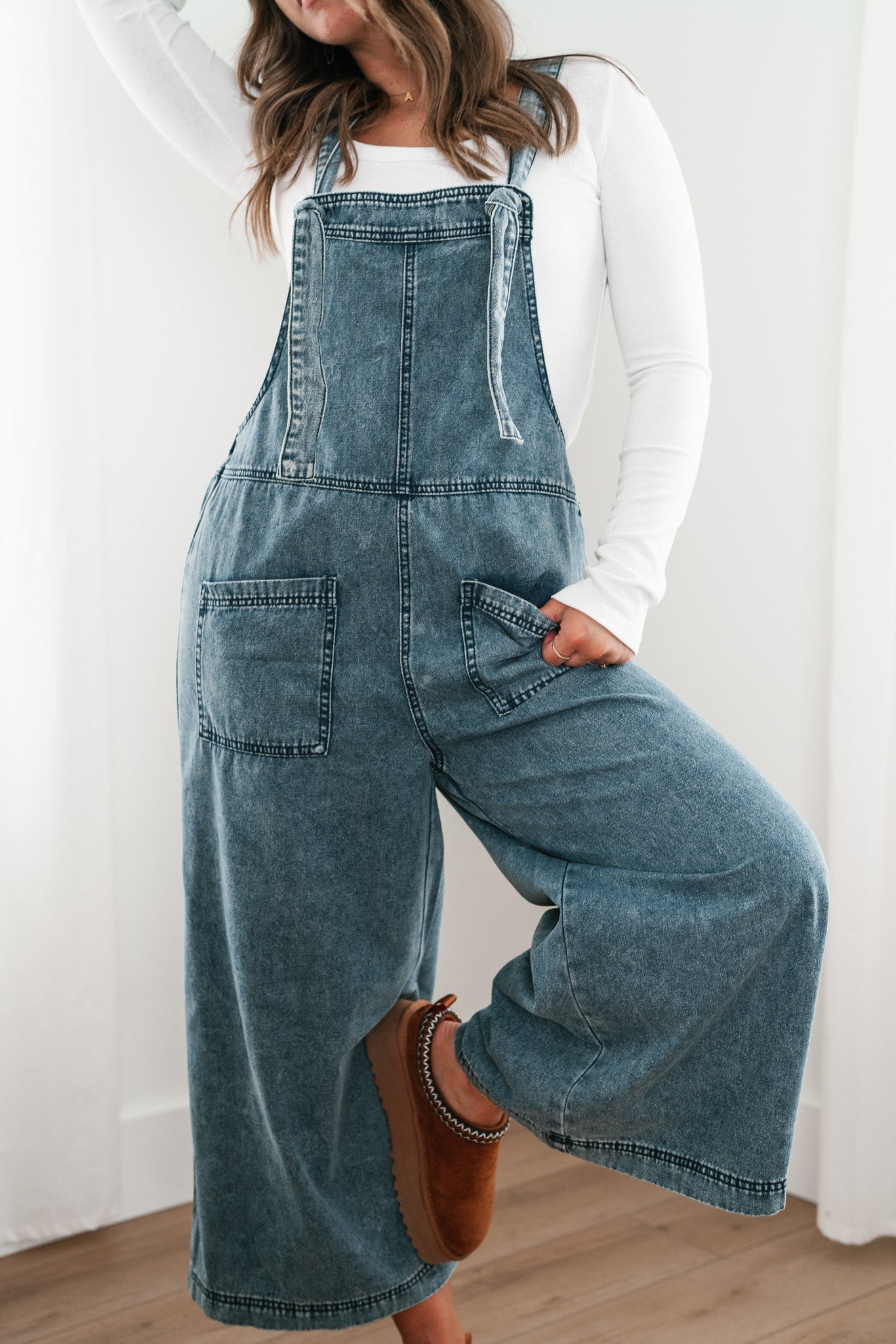 Perfect For You Denim Jumpsuit