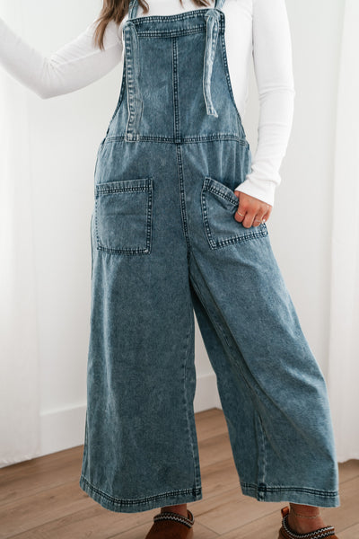 Perfect For You Denim Jumpsuit