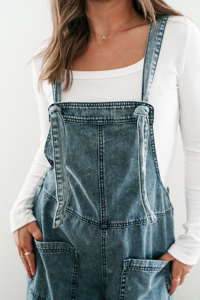 Perfect For You Denim Jumpsuit