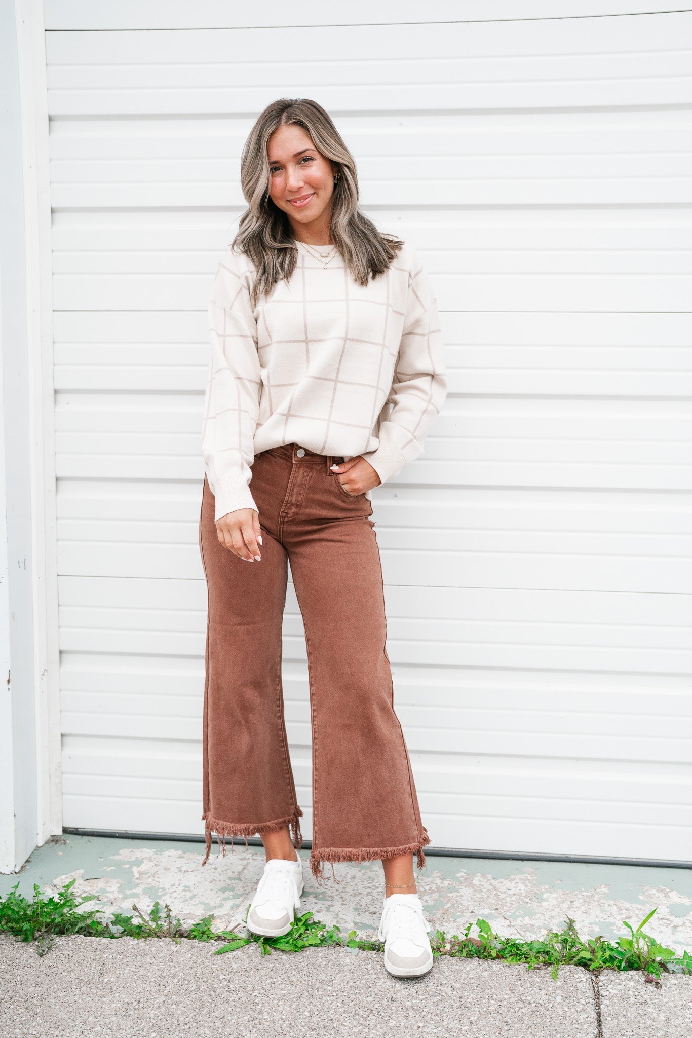 Cozy In Neutrals Sweater Top