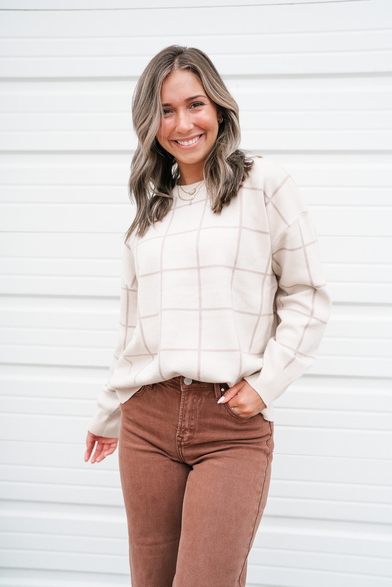 Cozy In Neutrals Sweater Top