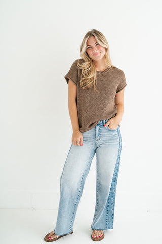 My First Pick Knit Top - Mocha