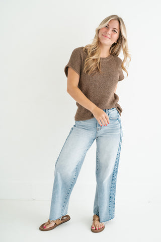 My First Pick Knit Top - Mocha