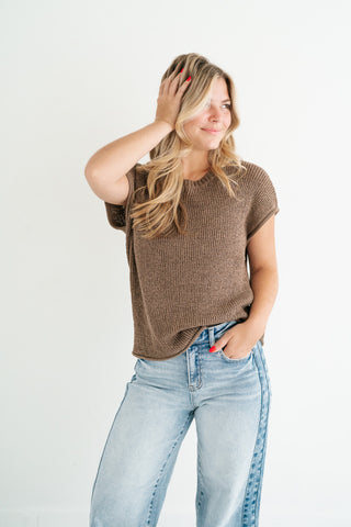 My First Pick Knit Top - Mocha