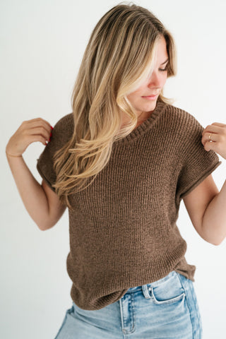 My First Pick Knit Top - Mocha