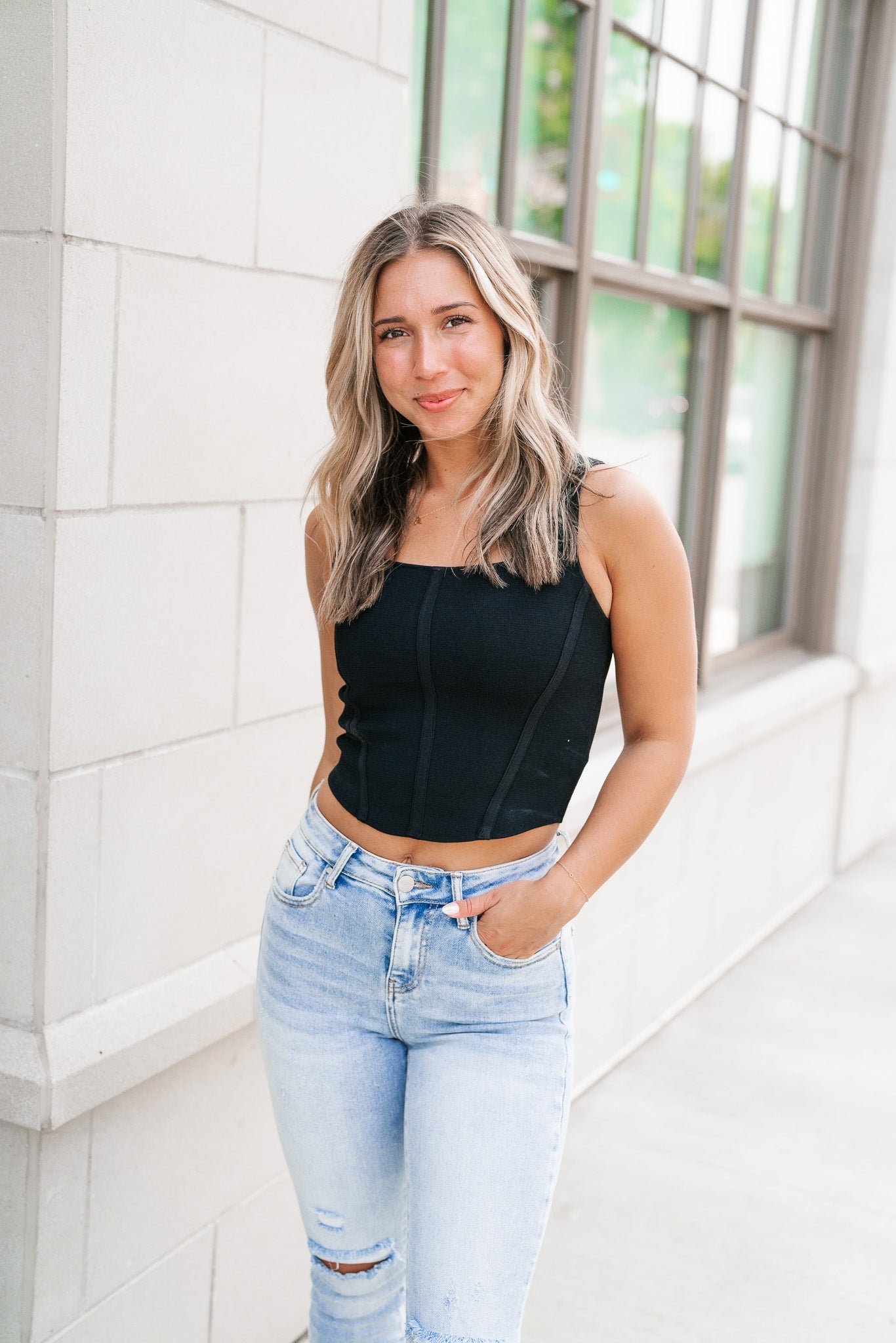 Luz Cropped Brami Top