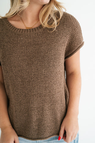 My First Pick Knit Top - Mocha
