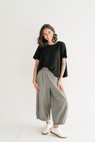 Pure Ease Relaxed Top - Black