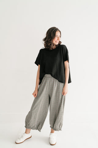 Pure Ease Relaxed Top - Black