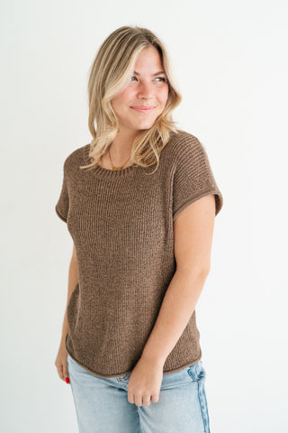 My First Pick Knit Top - Mocha