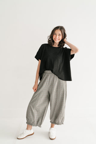 Pure Ease Relaxed Top - Black