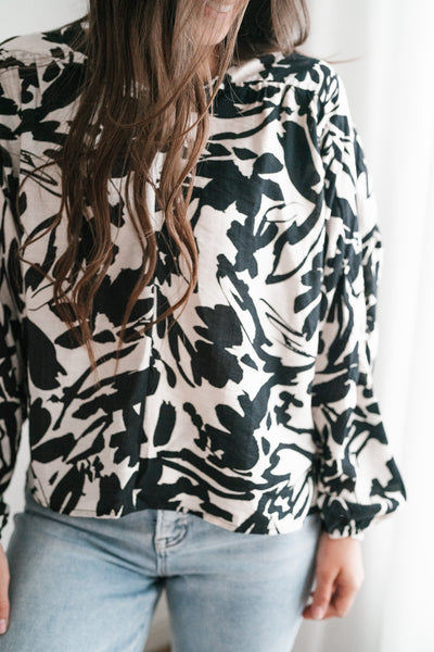 Hayden May Floral Dolman Sleeve Top