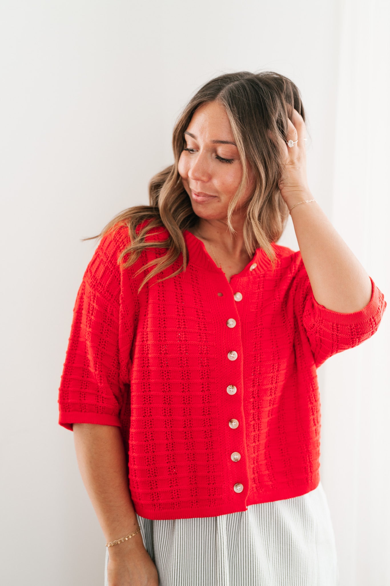 Poppy Whimsy Crochet Top