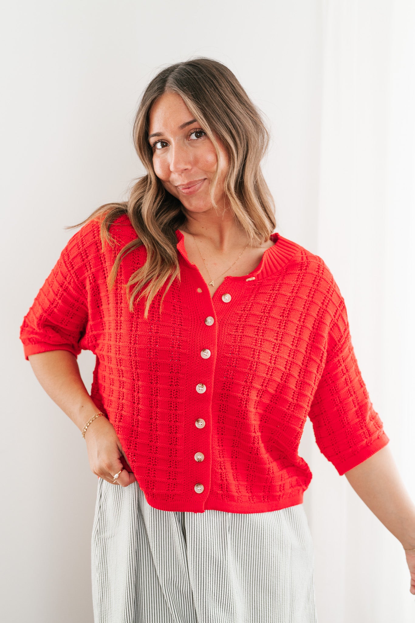 Poppy Whimsy Crochet Top