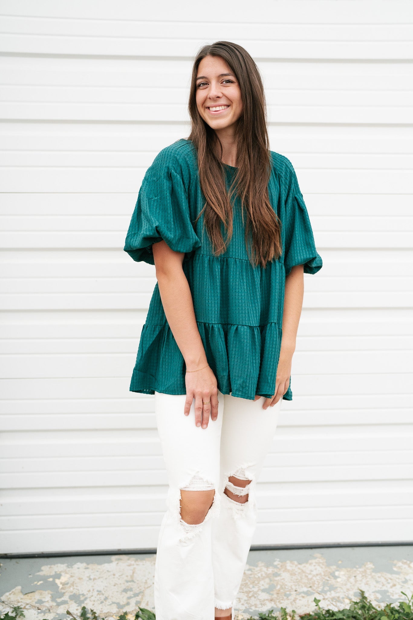 Nora Ruffle Tiered Top
