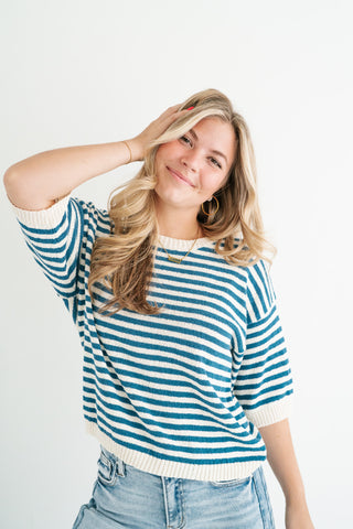 Blue Haven Knit Top