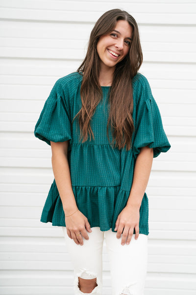 Nora Ruffle Tiered Top