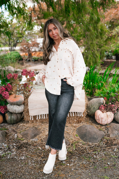 Dainty Sunlight Button Up Collared Shirt