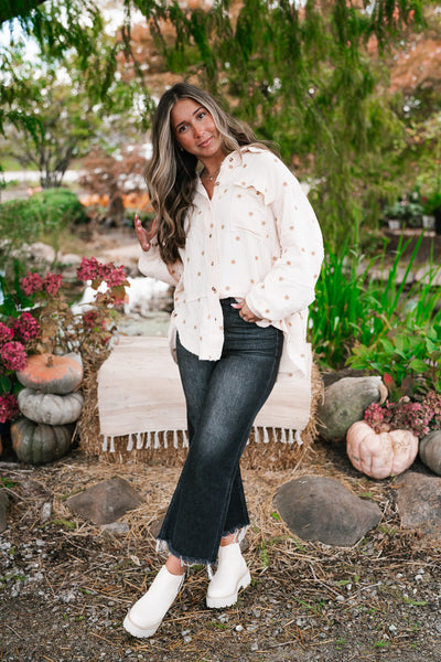 Dainty Sunlight Button Up Collared Shirt