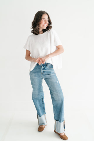 Pure Ease Relaxed Top - White