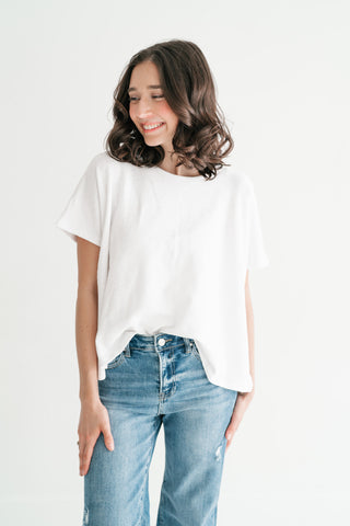 Pure Ease Relaxed Top - White
