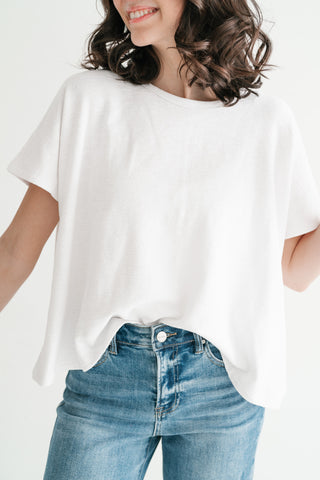 Pure Ease Relaxed Top - White
