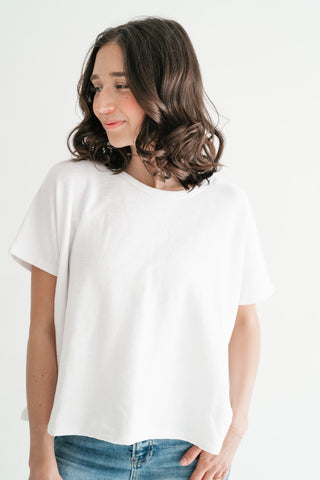 Pure Ease Relaxed Top - White