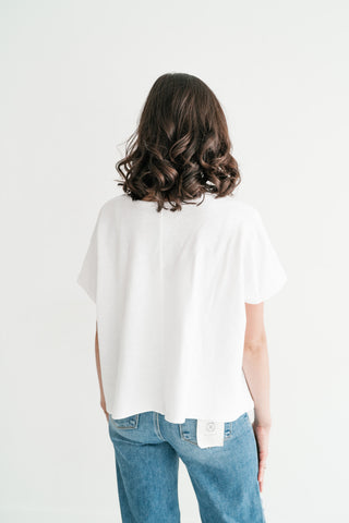 Pure Ease Relaxed Top - White